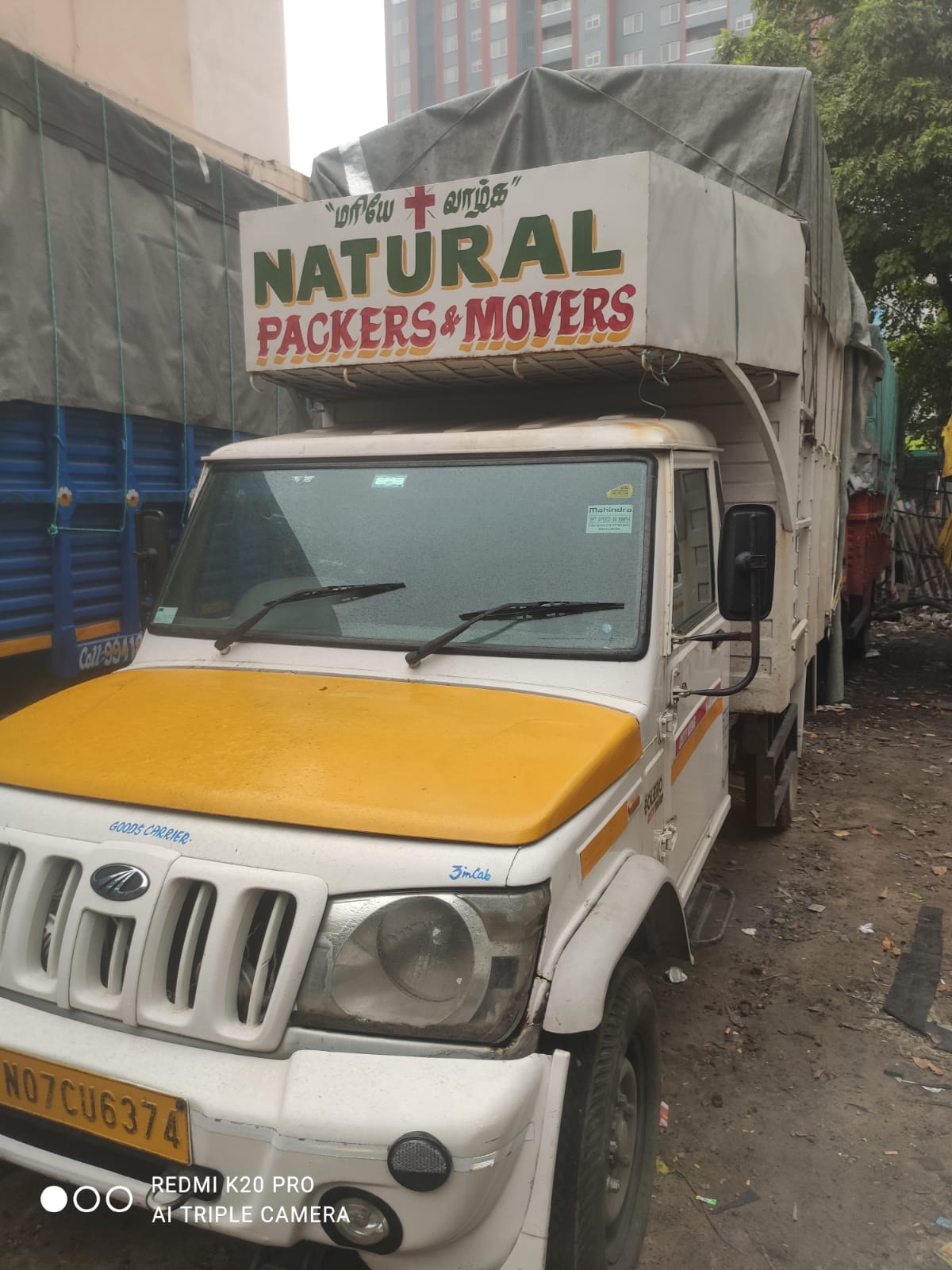 Natural Packers And Movers Chennai Fleet Bolero