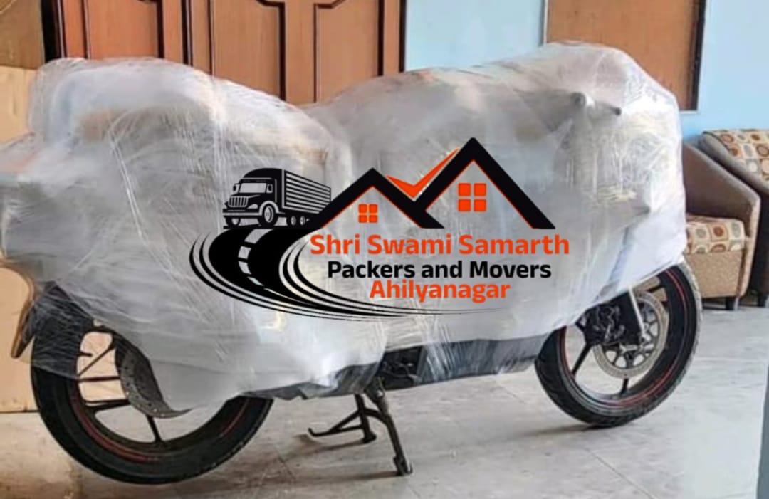 Bike packing and moving by Shri Swami Samarth Packers and Movers