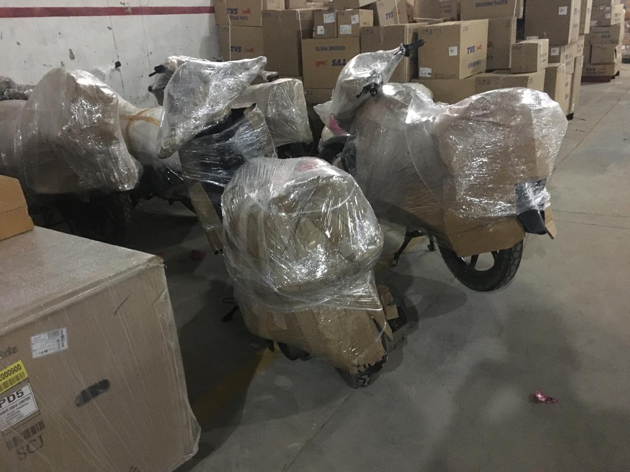 Bike Shifting Professional Packing Done by Murugan Packers and Movers