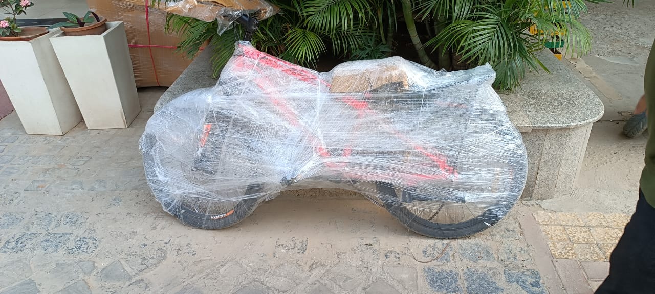 Dream Relocations Jaipur Cycle Packing Beautifully