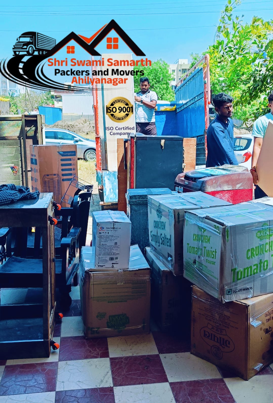 House packing and moving with team by Shri Swami Samarth Packers and Movers