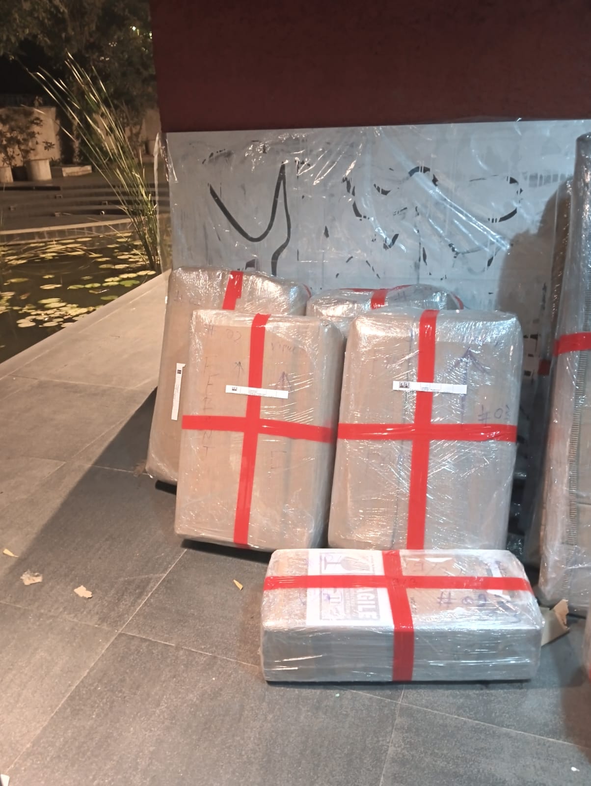 Three layer packing 