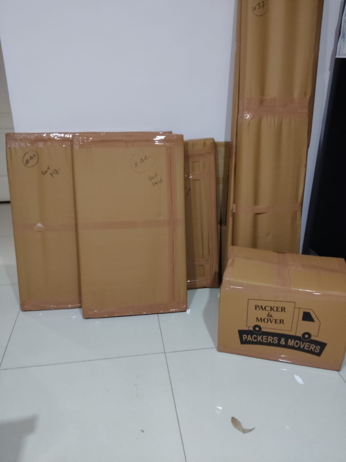 Three layer packing 