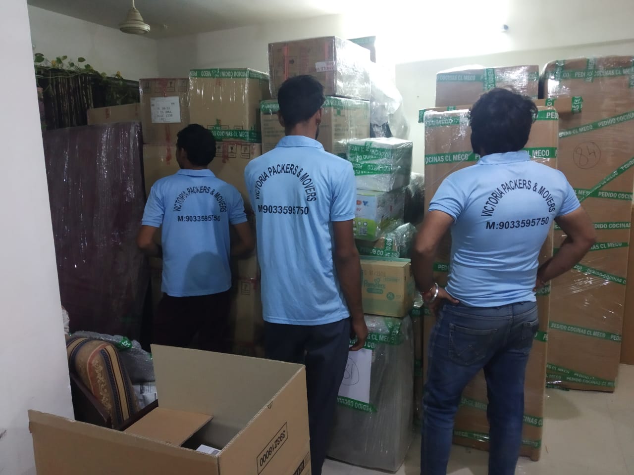 Victoria Packers and Movers team in action
